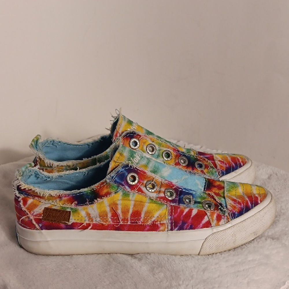 Blowfish Rainbow Tie-Dye Slip-On Sneakers